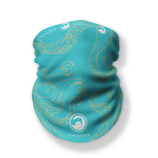 Stream2Sea Buff Tentacles – Multi-functional, eco-friendly neck gaiter for sun protection during outdoor and water activities.