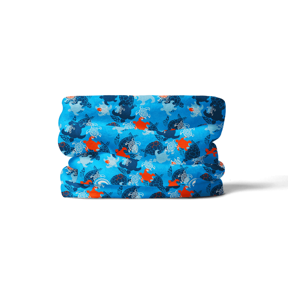 Stream2Sea Buff Turtle – Eco-friendly, multi-use neck gaiter providing sun protection for outdoor and water activities.