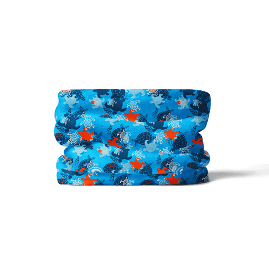 Stream2Sea Buff Turtle – Eco-friendly, multi-use neck gaiter providing sun protection for outdoor and water activities.