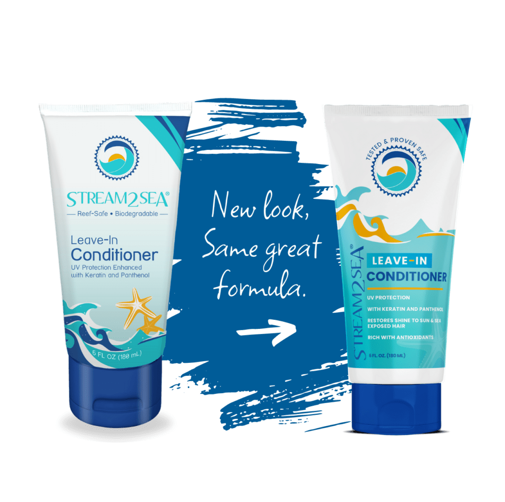 Stream2Sea New Packaging Announcement – Showcasing updated, eco-friendly, Reef Safe design.
