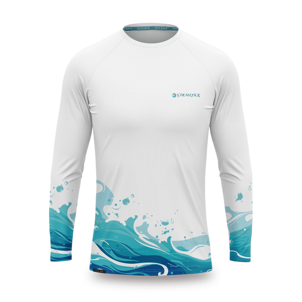 Stream2Sea Rash Guard – Lightweight, recycled fabric offering sun protection for water adventures.