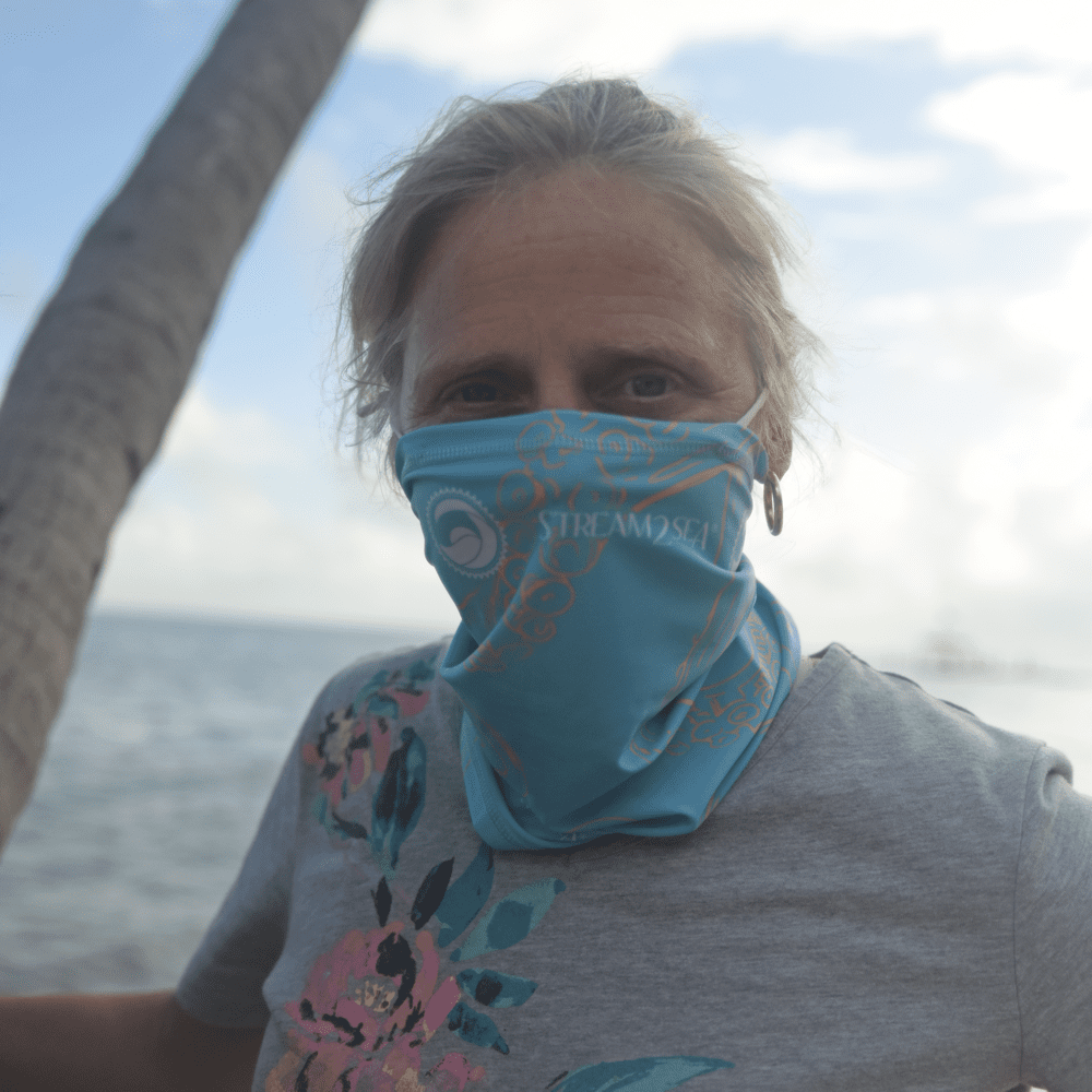 Seas The Day face Cover - Stream2Sea