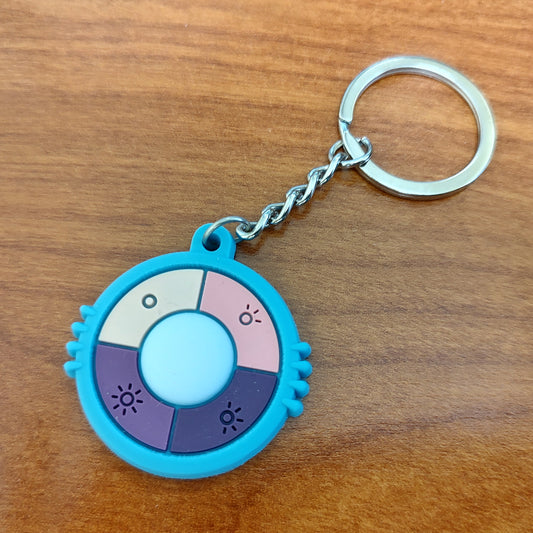 NO FREE UV Reactive Keychain