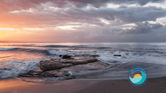 Ocean Scene at Sunset