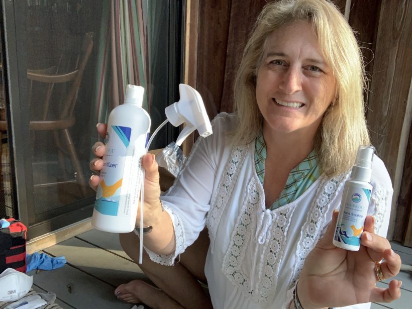 Biodegradable Spray Hand Sanitizer // No Microplastics // Green Hygiene for Covid 19 - Stream2Sea