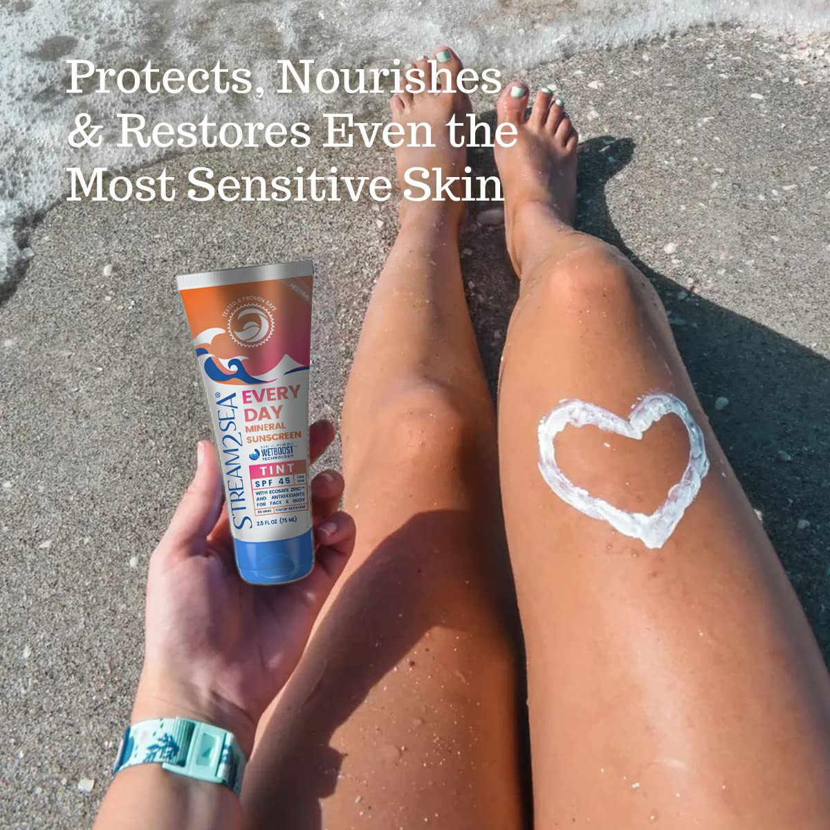 Everyday Mineral Sunscreen SPF 45 - Stream2Sea Global 148