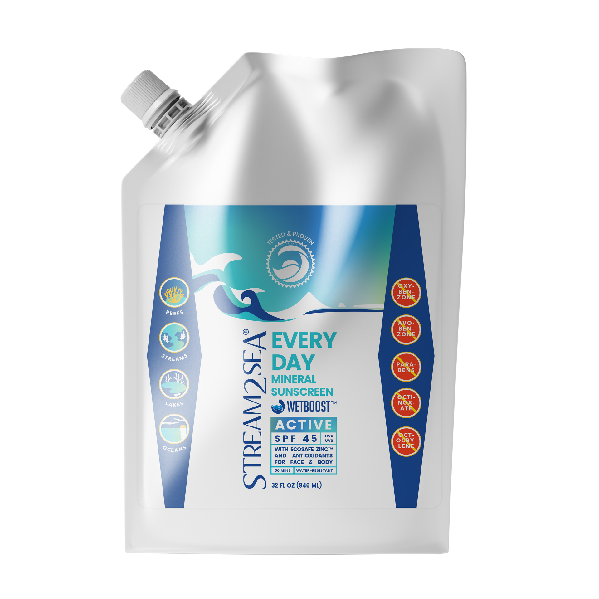 Every Day Mineral Sunscreen SPF – Organic Zinc Protection – Stream2Sea
