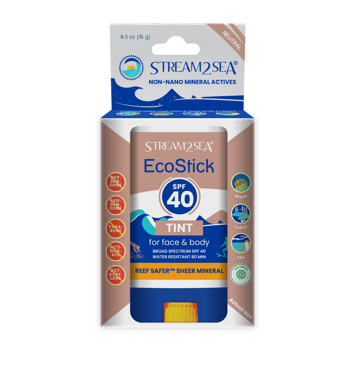 EcoStick SPF 40 Tinted Sunscreen