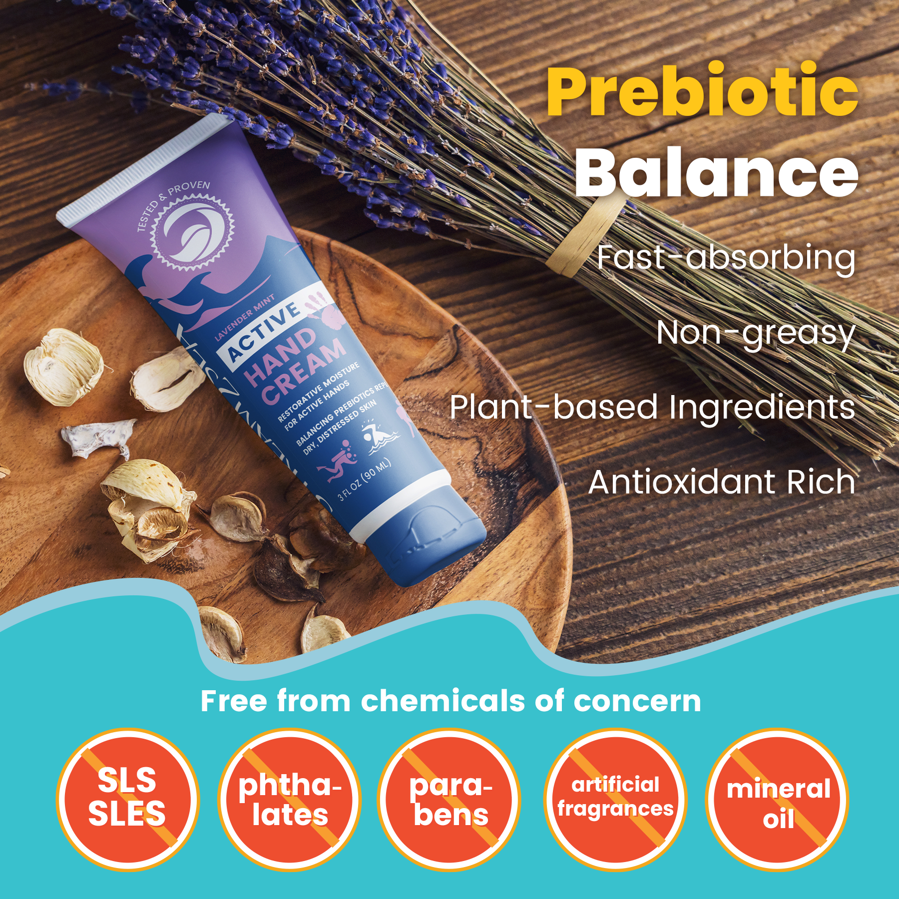Active Hand Cream Lavender Mint – Stream2Sea Active Hand Cream Lavender Mint – Stream2Sea