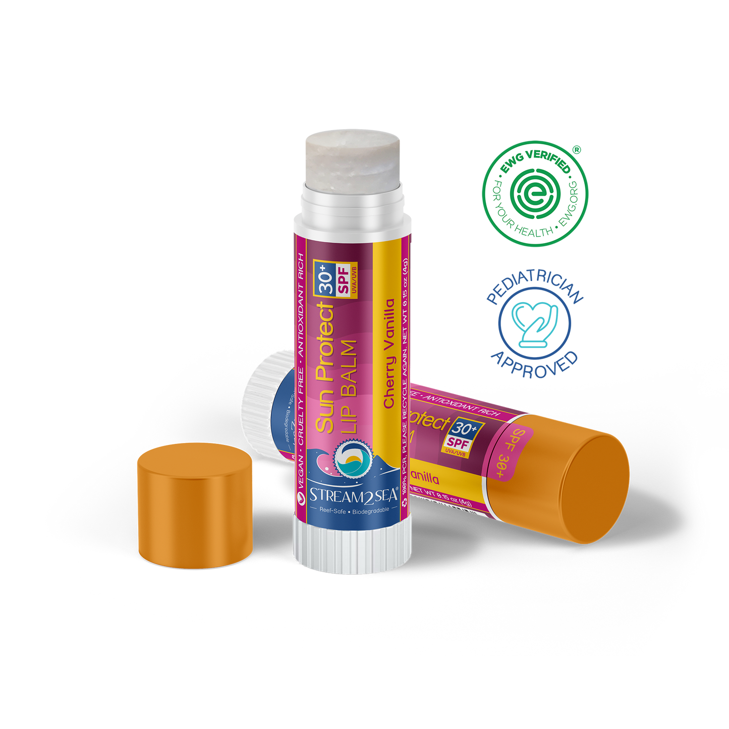 Cherry Vanilla Sun Protect Lip Balm