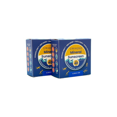 Mini SPF 40 Sunscreen Tin (2 Pieces) - Stream2Sea