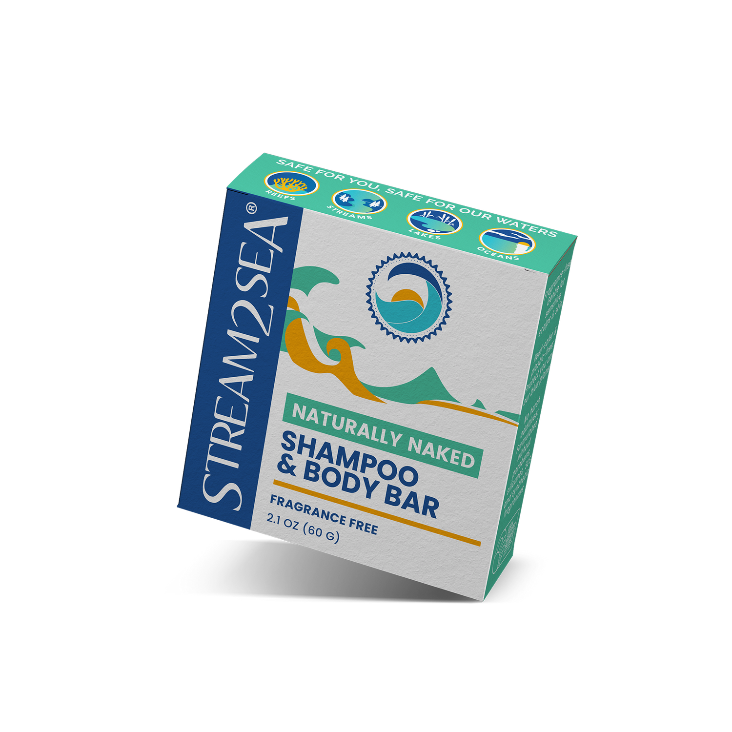 Naturally Naked Shampoo & Body Bar - Stream2Sea