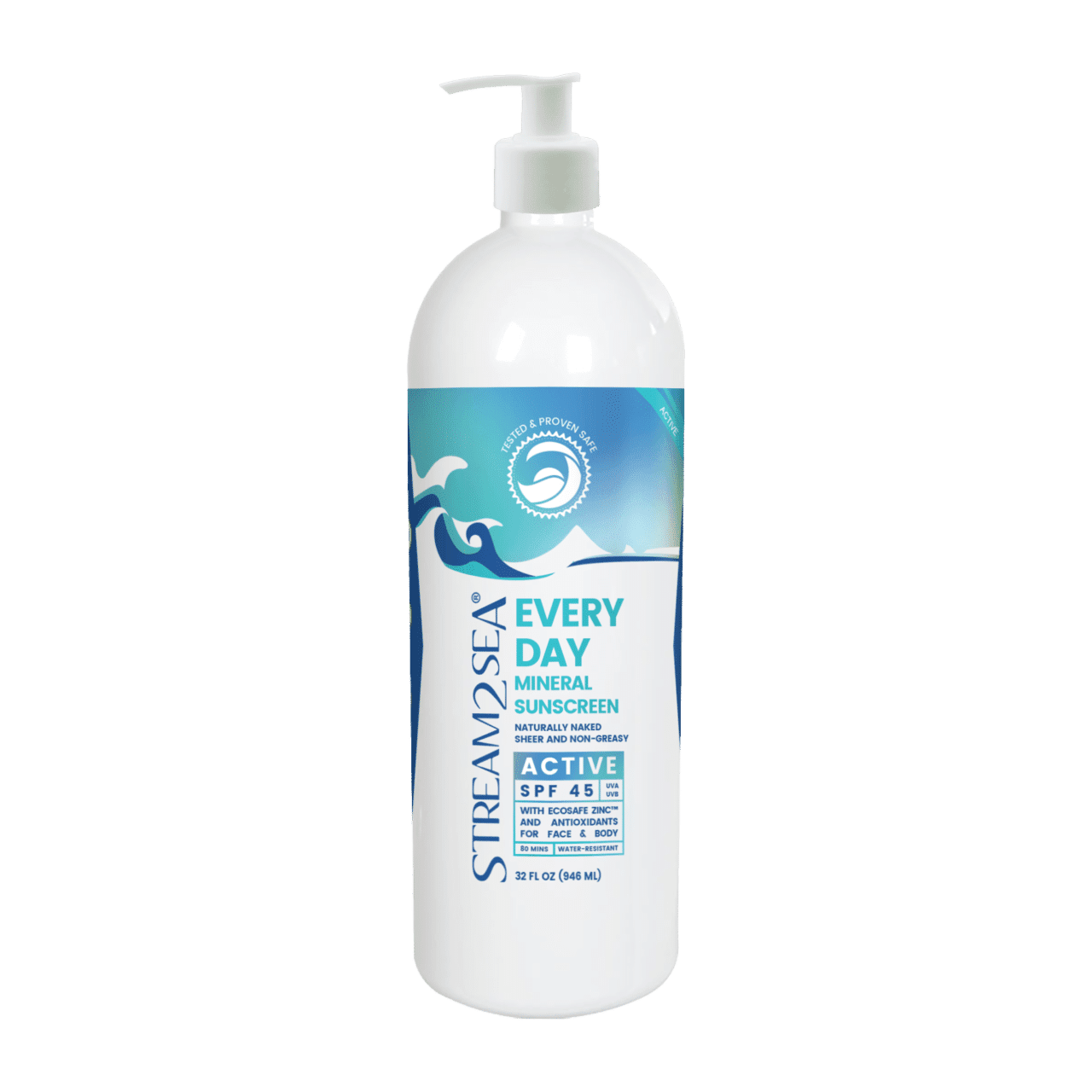 Every Day Active Mineral Sunscreen - Bulk Size 32oz