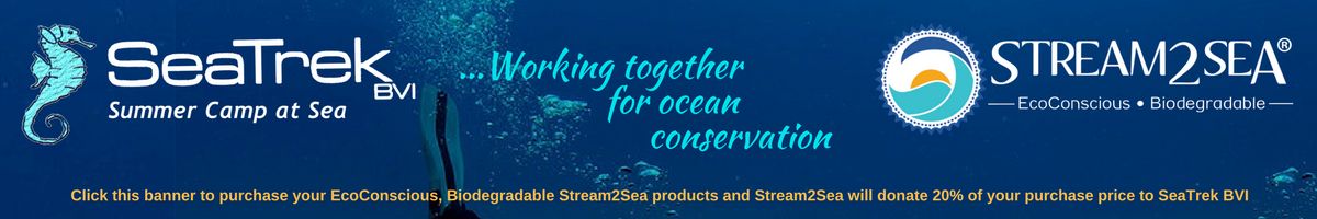 Click this banner to make your Stream2Sea purchases and Stream2Sea will donate 20% of your purchase price to SeaTrek BVI