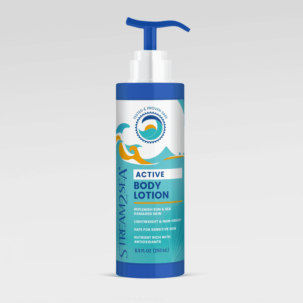 Active Lotion Product Front Part - Stream2Sea