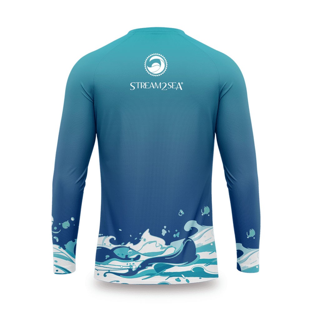 RVT LS RashguardBlue(back)